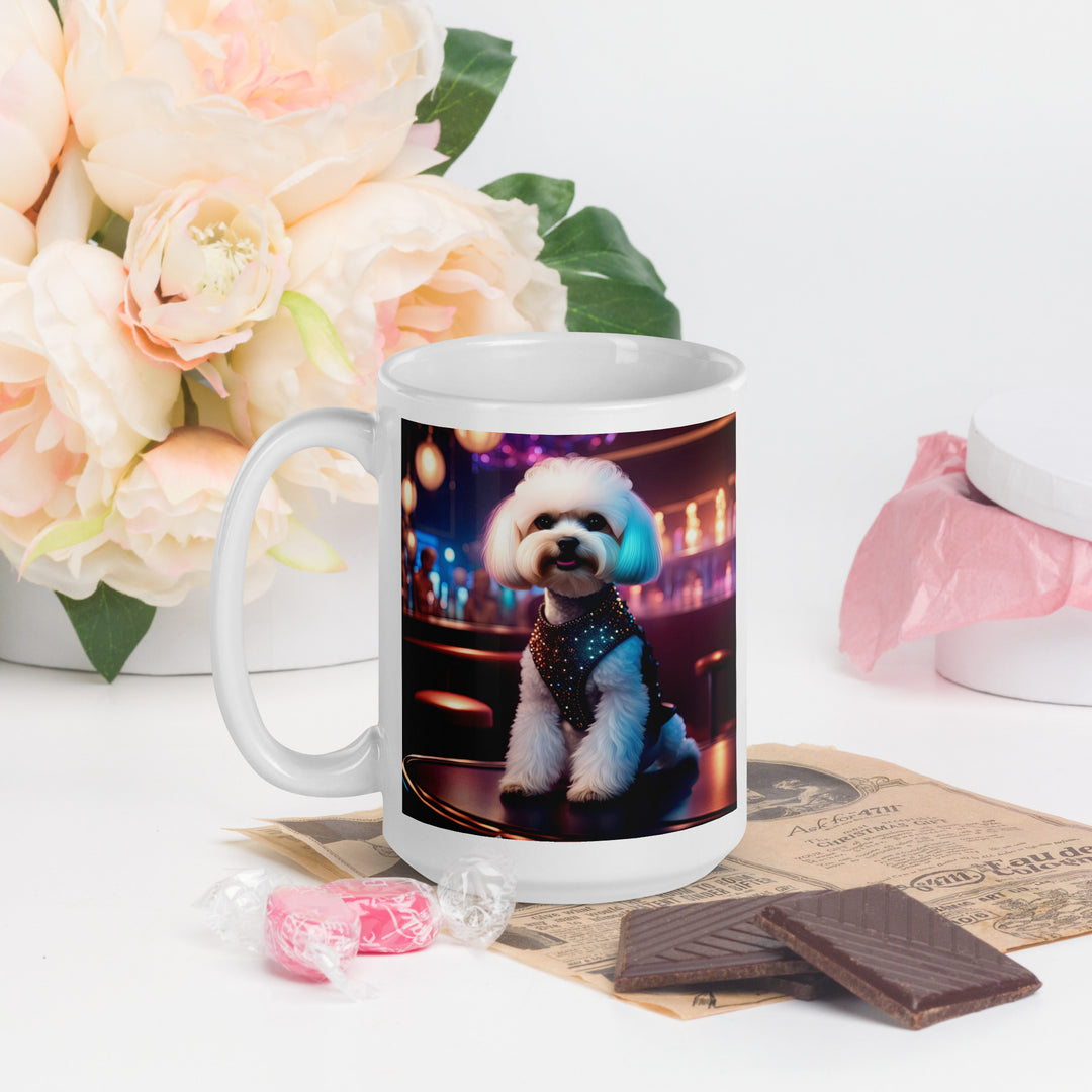 Maltipoo General- White glossy mug v16