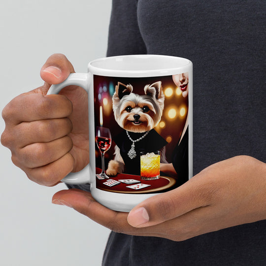 Morkie General- White glossy mug v3