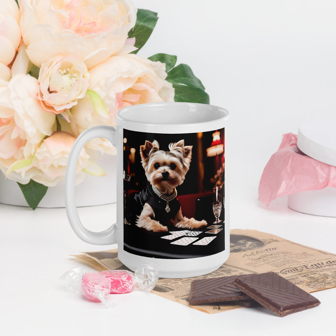 Morkie General- White glossy mug v4
