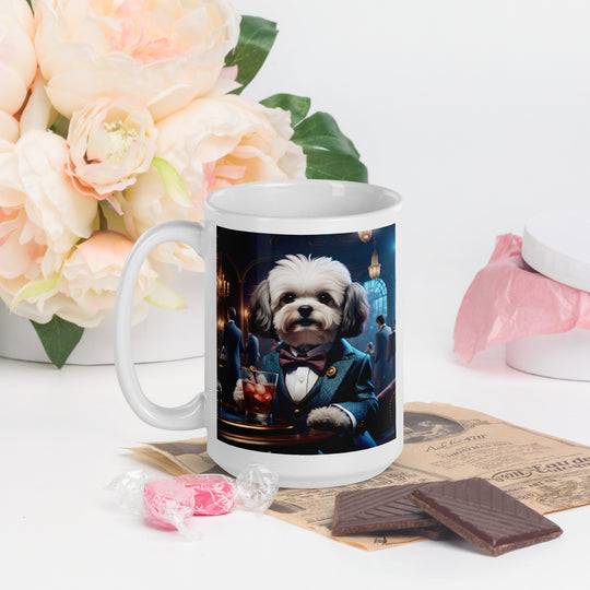 Shih-Poo General- White glossy mug v2