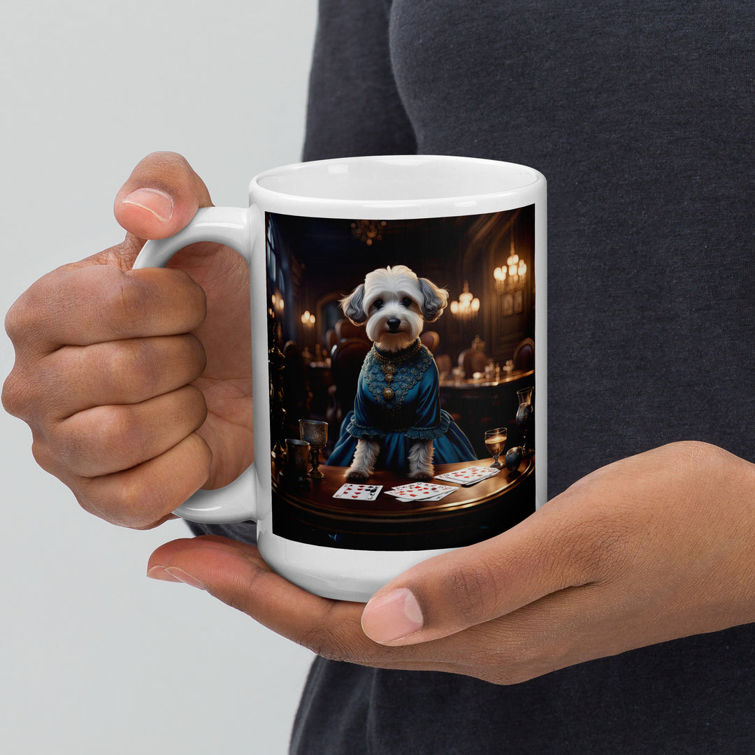 Schnoodle- White glossy mug v4