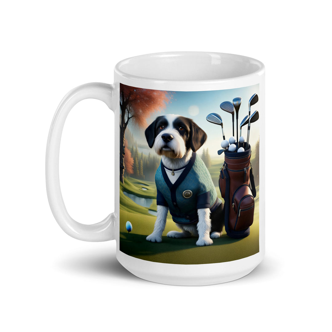 Springador Golfer- White glossy mug v6