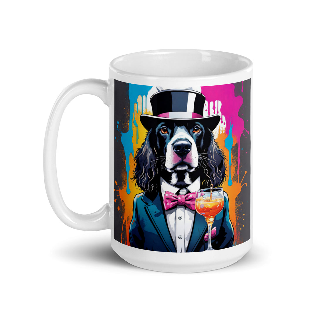 Sprocker Spaniel General- White glossy mug v2