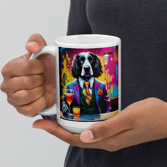 Sprocker Spaniel General- White glossy mug v13