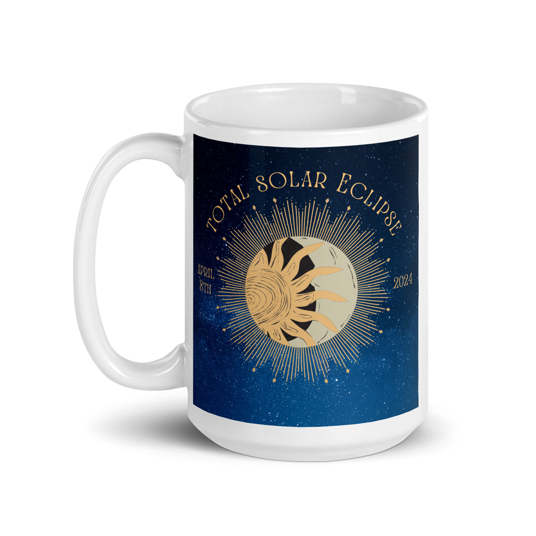 French Bulldog Eclipse- White glossy mug