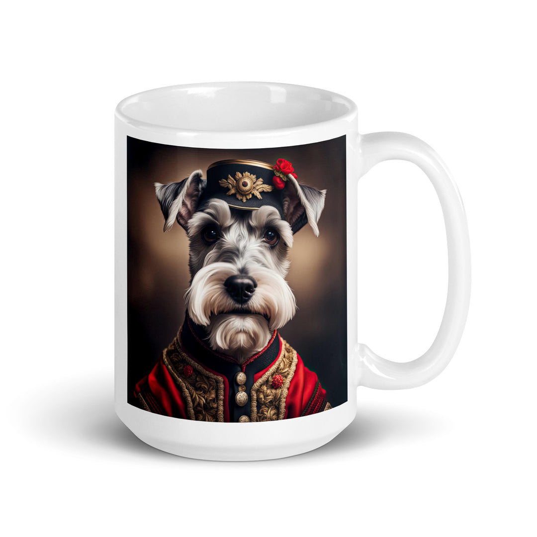 Miniature Schnauzer- White glossy mug v3
