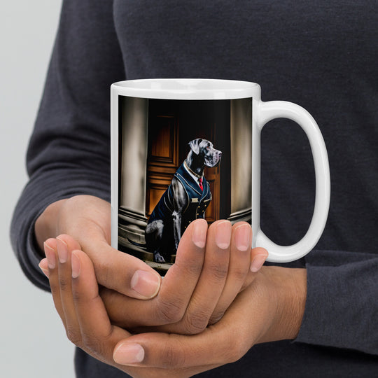 Great Dane- White glossy mug v4