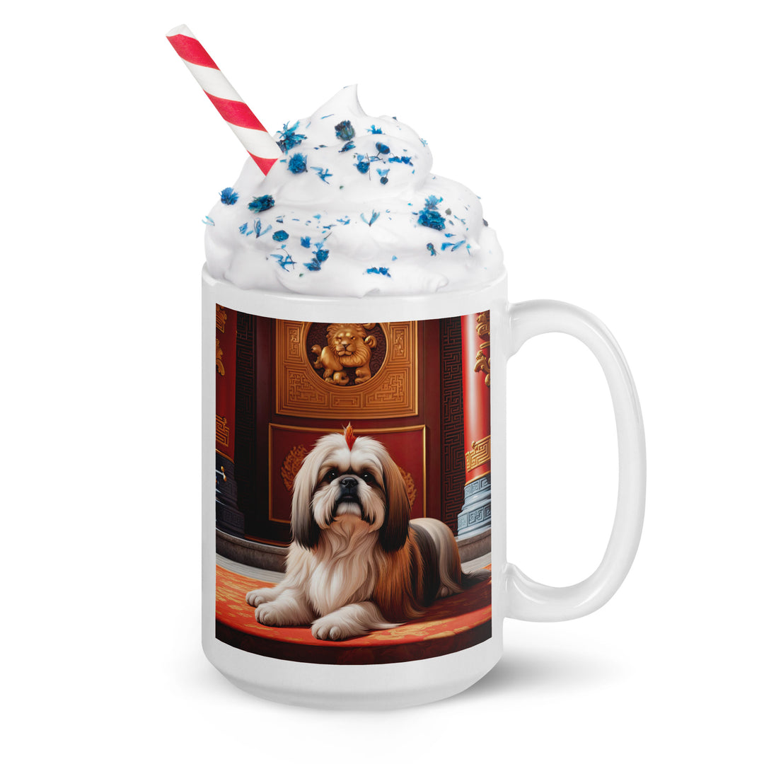 Shih Tzu- White glossy mug