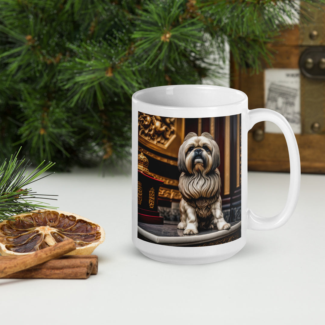 Shih Tzu- White glossy mug v2