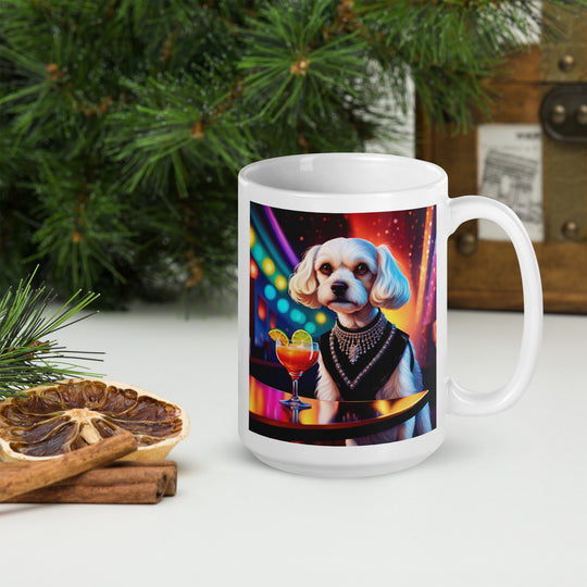 Cavachon- White glossy mug v6