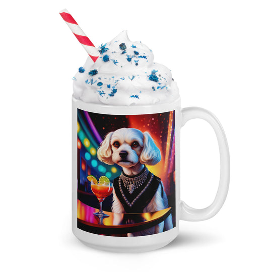 Cavachon- White glossy mug v7