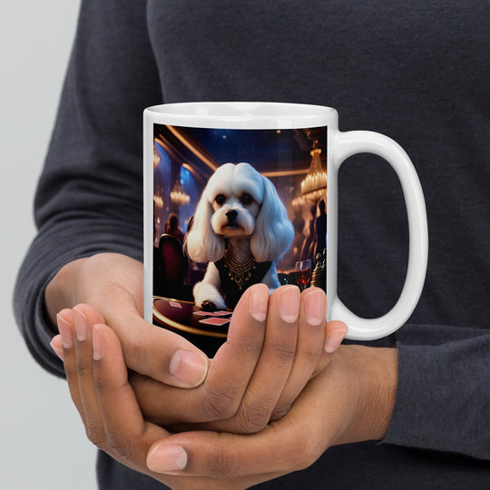 Cavachon- White glossy mug v8