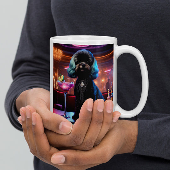 Cavapoo General- White glossy mug