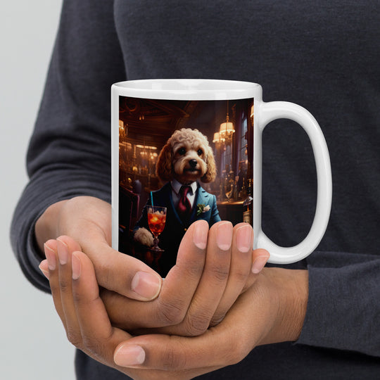 Cavapoo General- White glossy mug v4