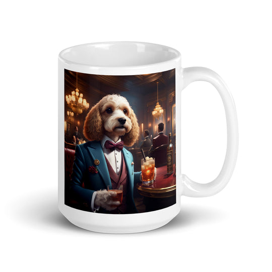 Cavapoo General- White glossy mug v10