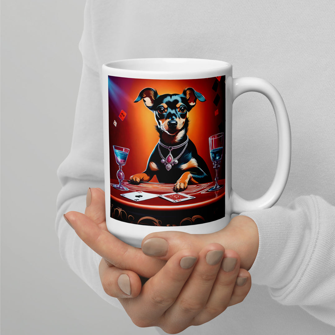 Chiweenie General- White glossy mug v4