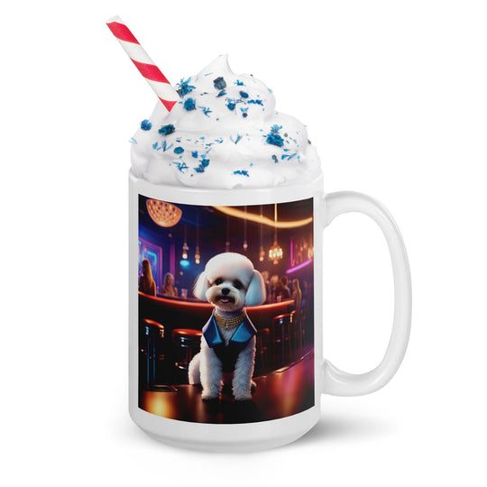 Maltipoo General- White glossy mug v7