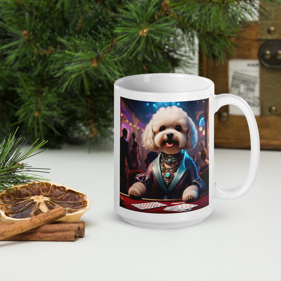 Maltipoo General- White glossy mug v15