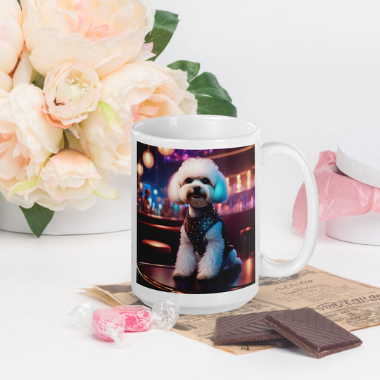 Maltipoo General- White glossy mug v16