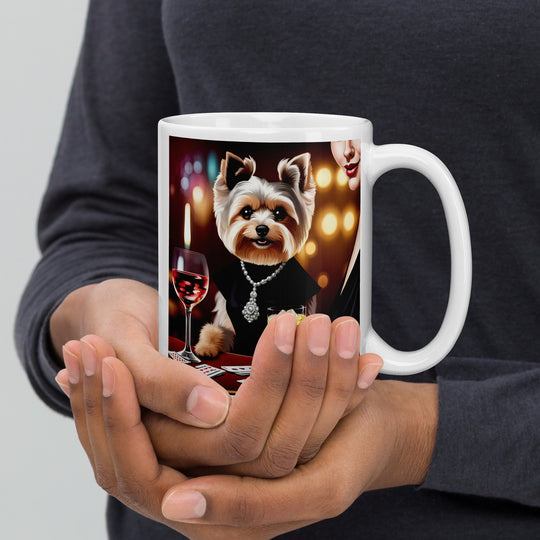 Morkie General- White glossy mug v3