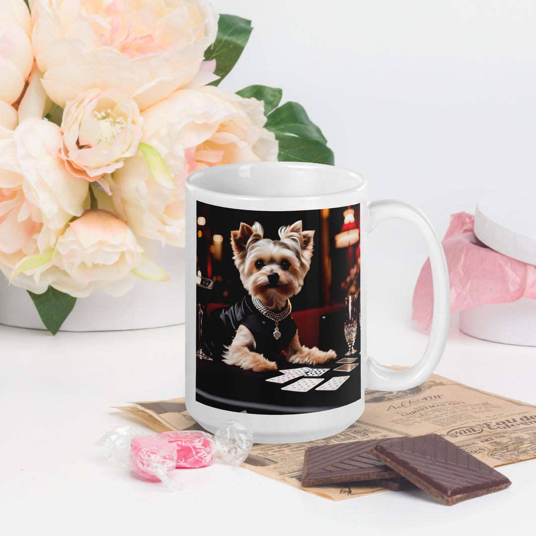 Morkie General- White glossy mug v4