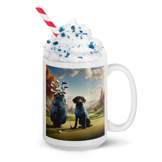 Springador Golfer- White glossy mug v3