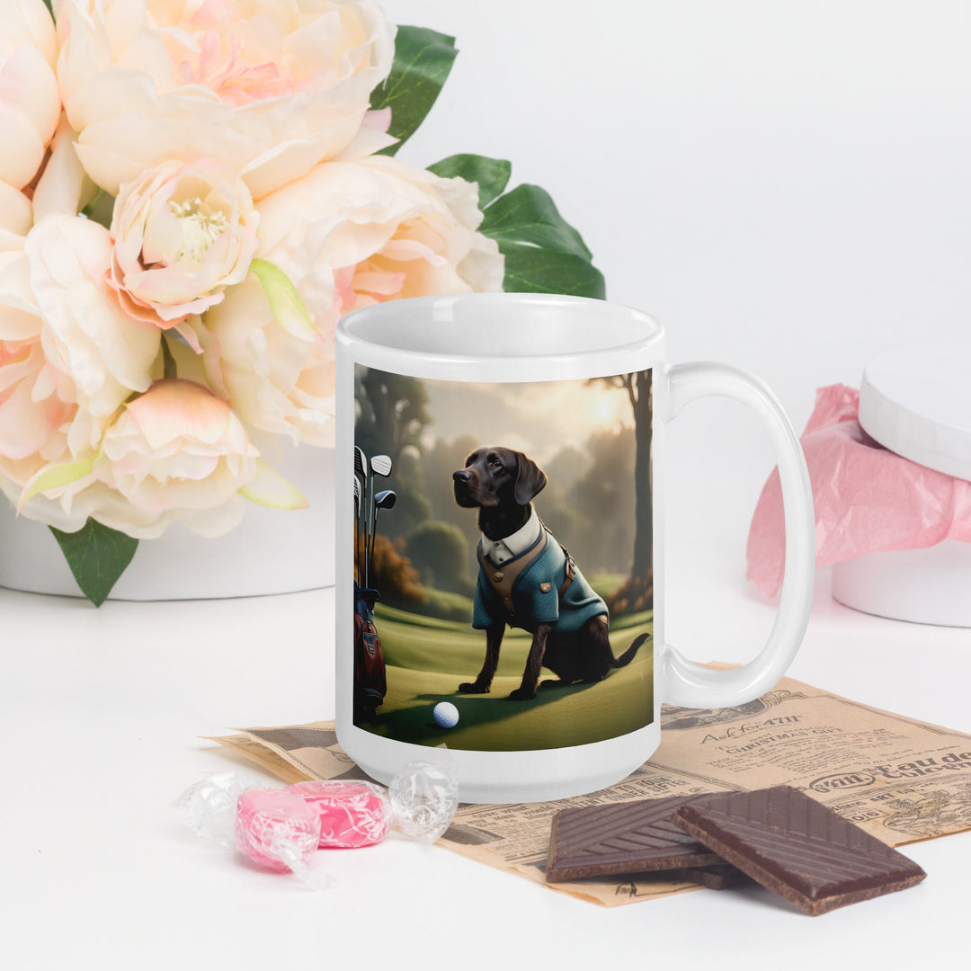 Springador Golfer- White glossy mug v4