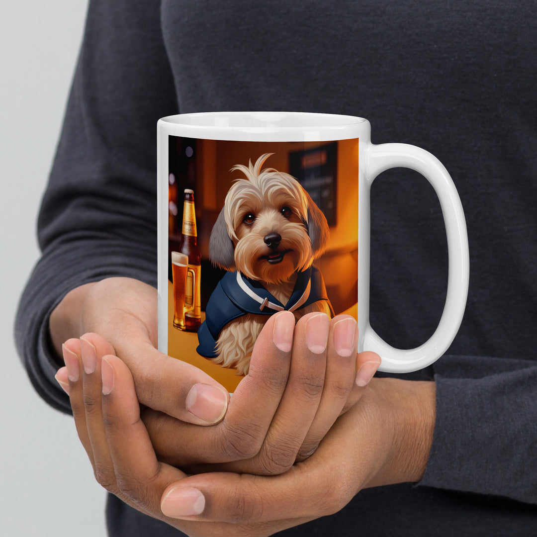 Yorkipoo General- White glossy mug v7