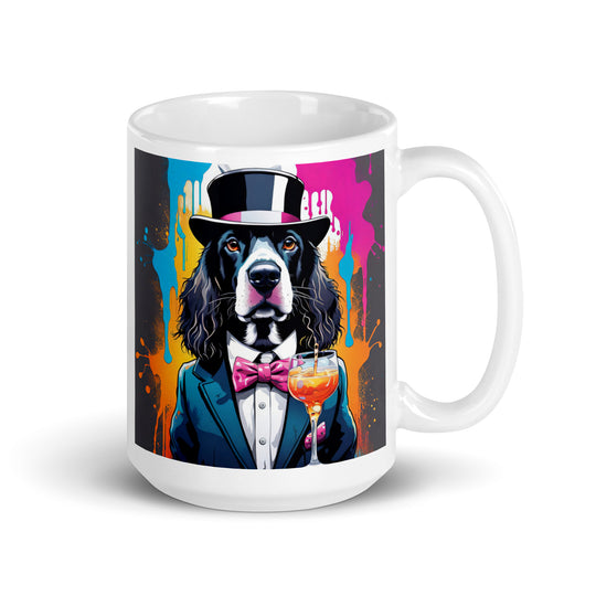 Sprocker Spaniel General- White glossy mug v2