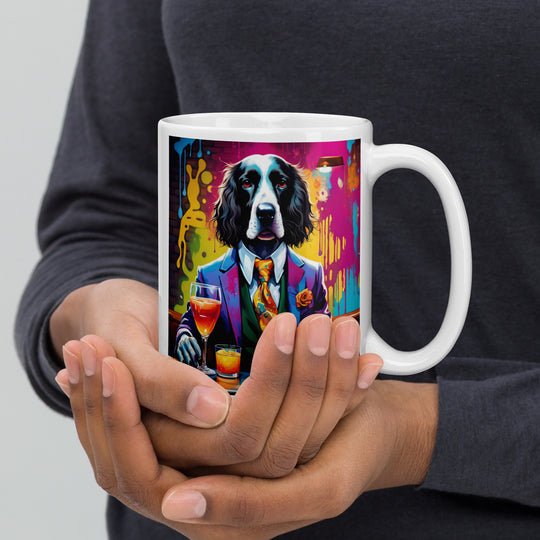 Sprocker Spaniel General- White glossy mug v13