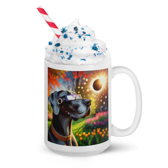 Great Dane Eclipse- White glossy mug v2