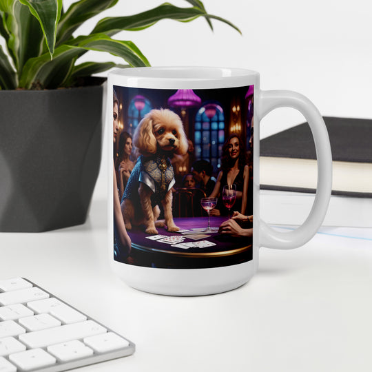 Cavapoo General- White glossy mug v13