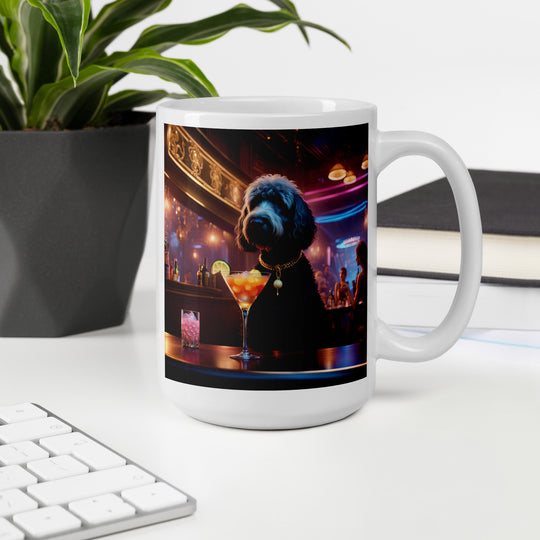 Goldendoodle- White glossy mug