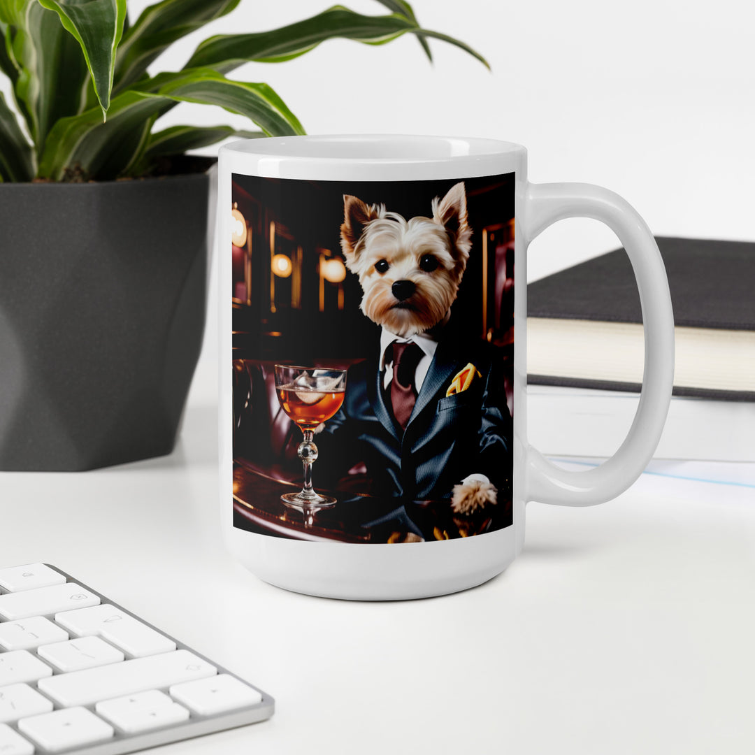 Morkie General- White glossy mug v2