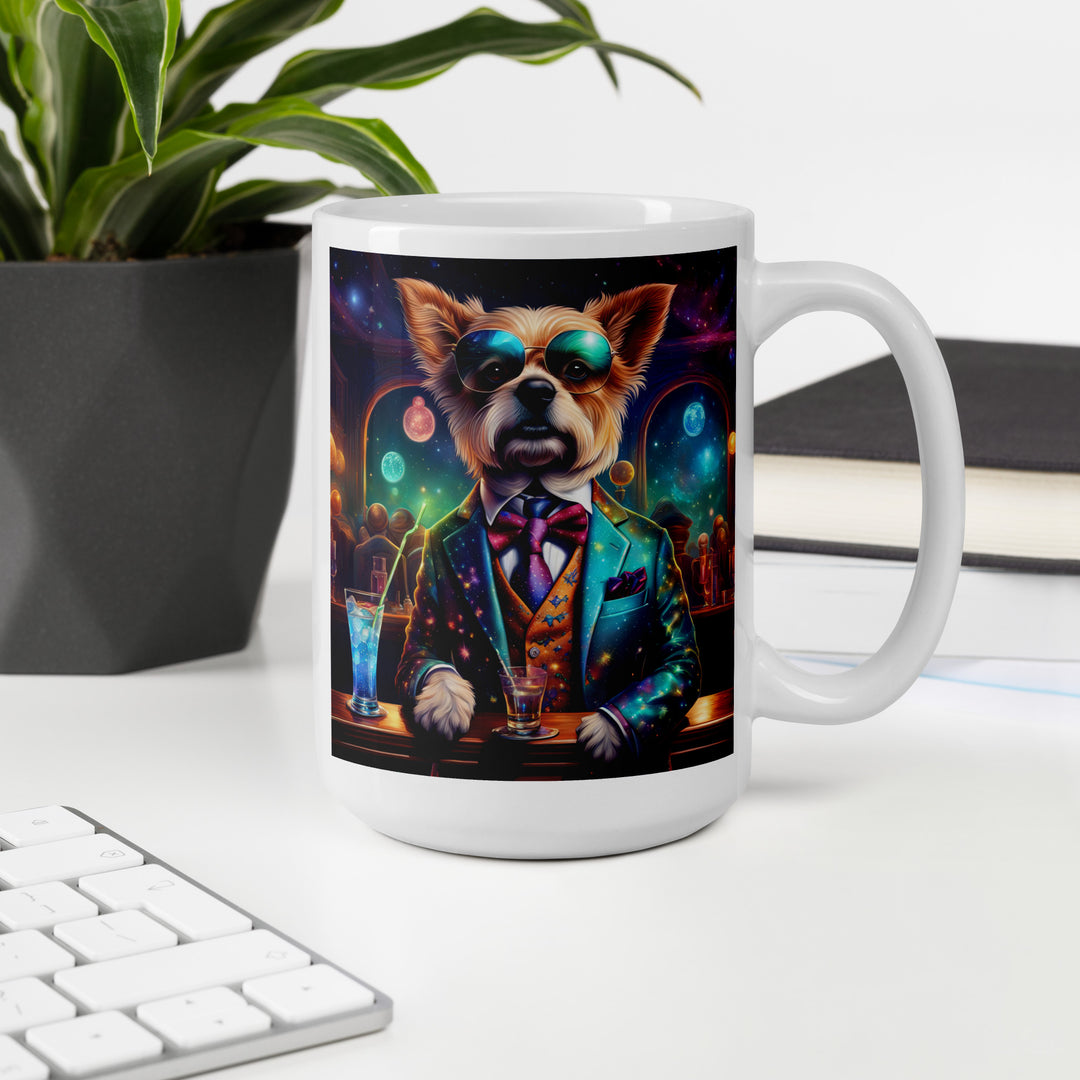 Pekapoo General- White glossy mug v5