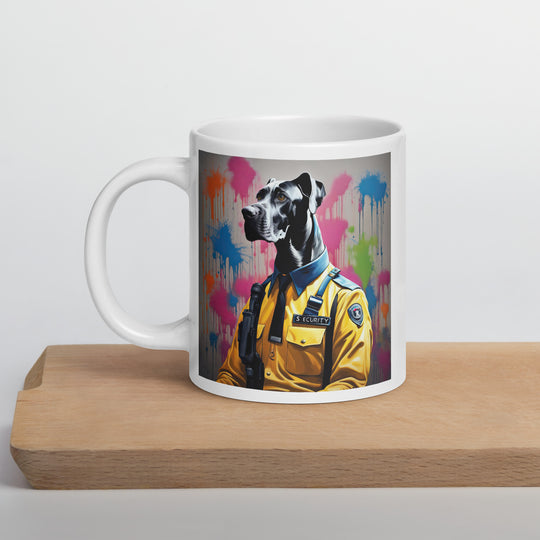 Great Dane- White glossy mug v2