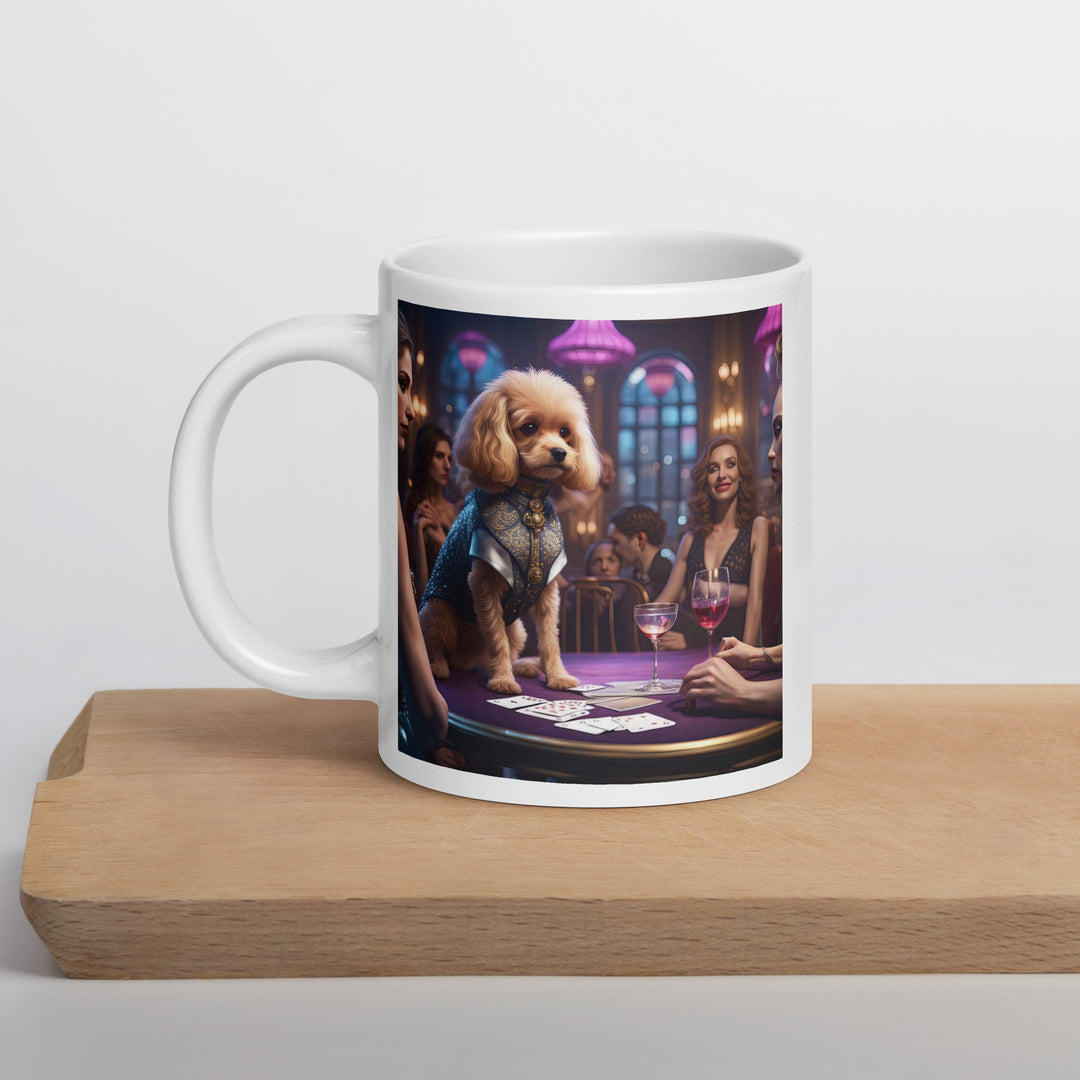 Cavapoo General- White glossy mug v13