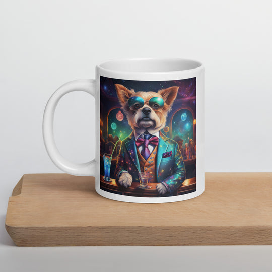 Pekapoo General- White glossy mug v5