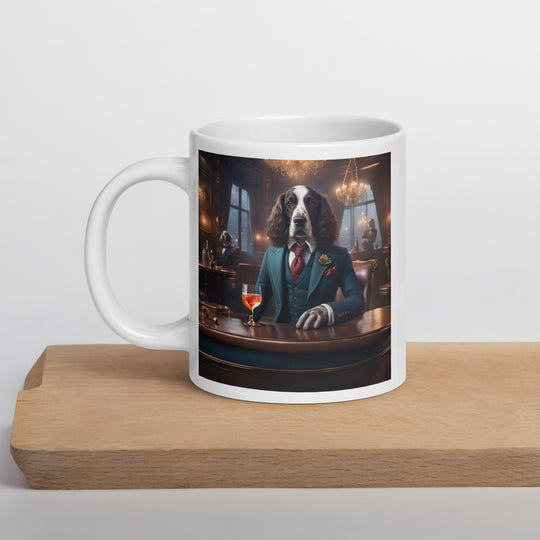 Sprocker Spaniel General- White glossy mug