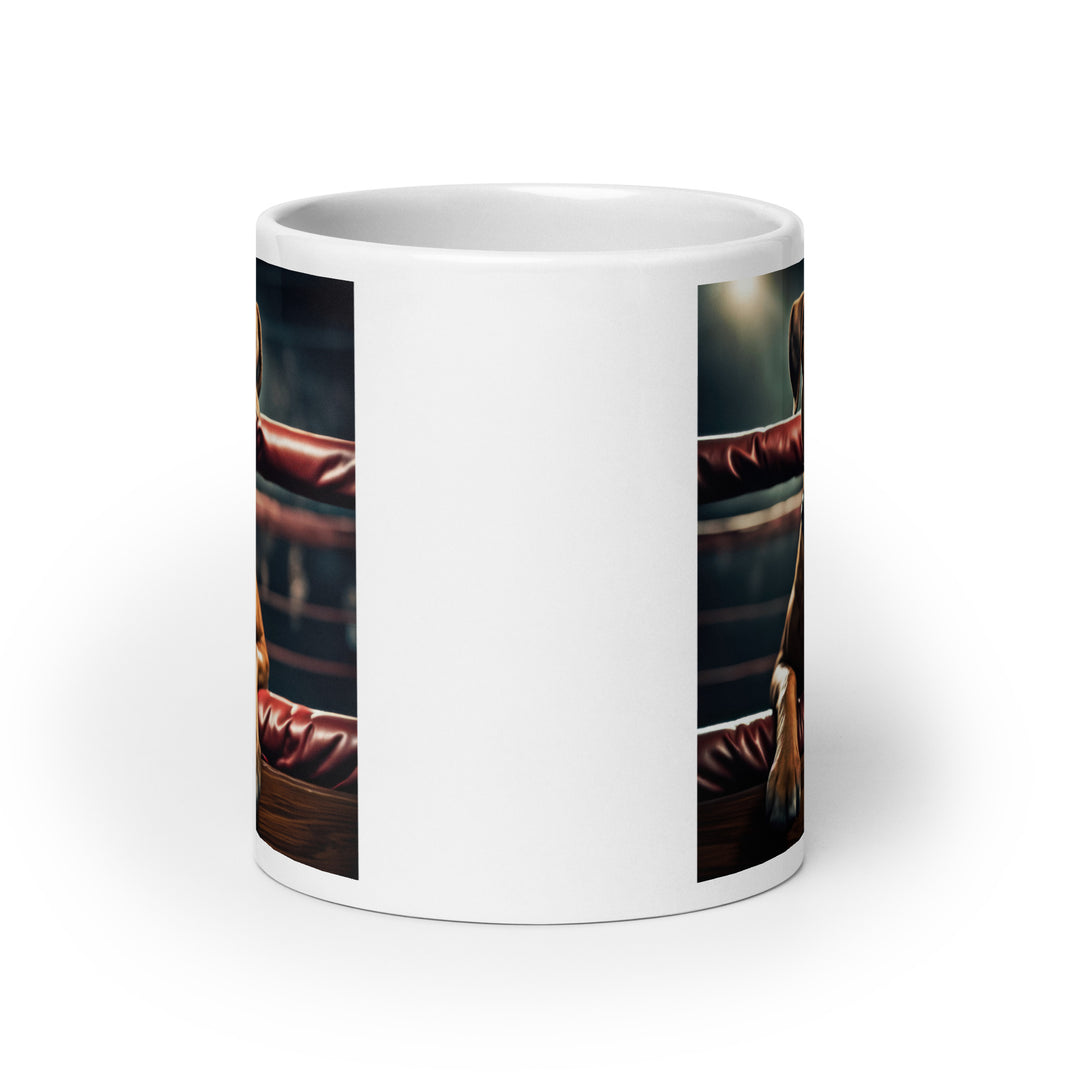 Boxer- White glossy mug v2