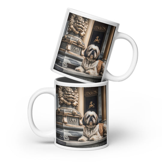 Shih Tzu- White glossy mug v4