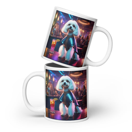 Cavachon- White glossy mug