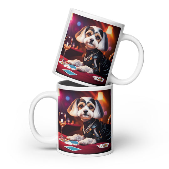 Cavachon- White glossy mug v5