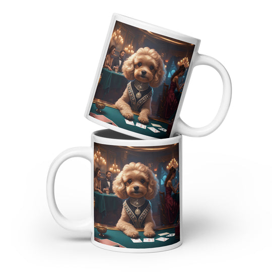 Cavapoo General- White glossy mug v15