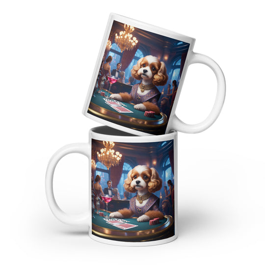 Cavapoo General- White glossy mug v18