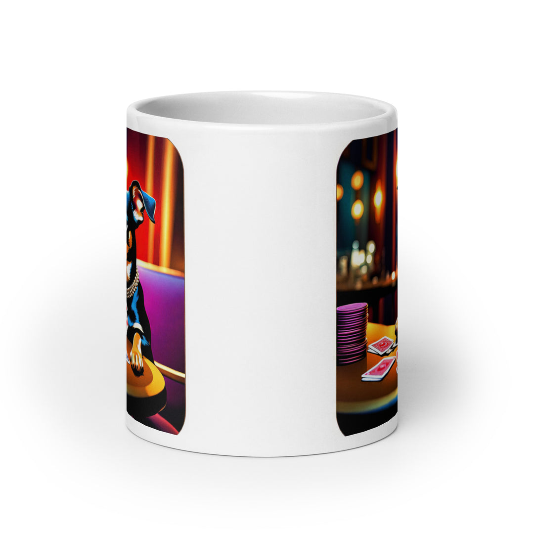 Chiweenie General- White glossy mug v16