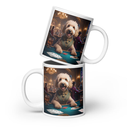 Goldendoodle- White glossy mug v18