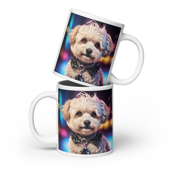 Maltipoo General- White glossy mug v11