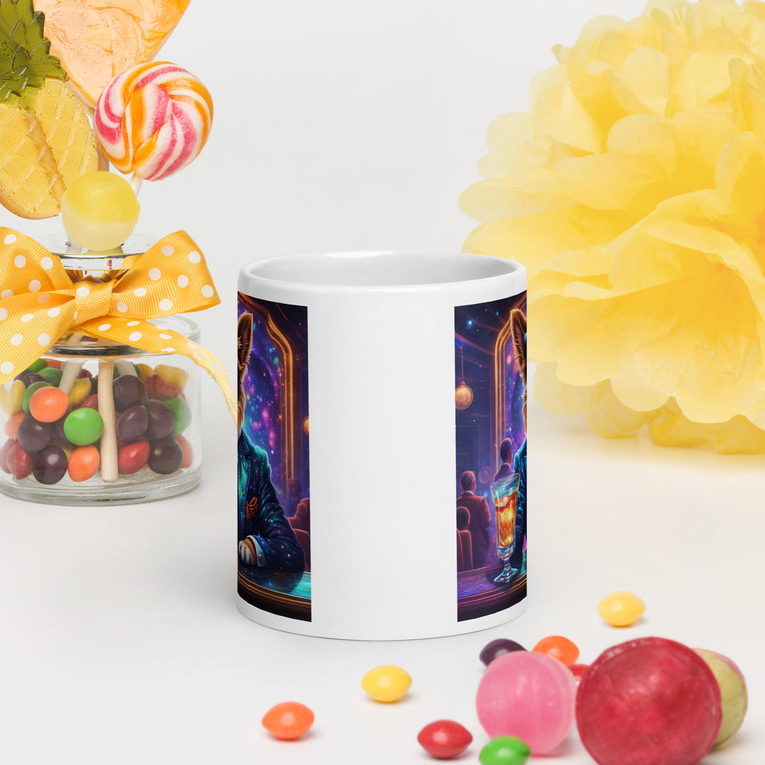Pekapoo General- White glossy mug v11