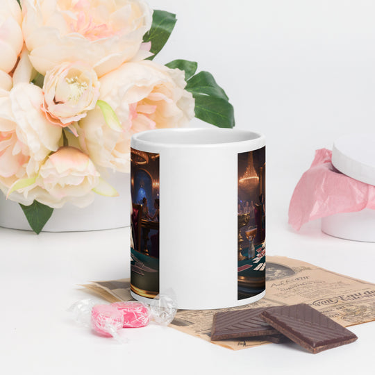 Pugapoo General- White glossy mug v3